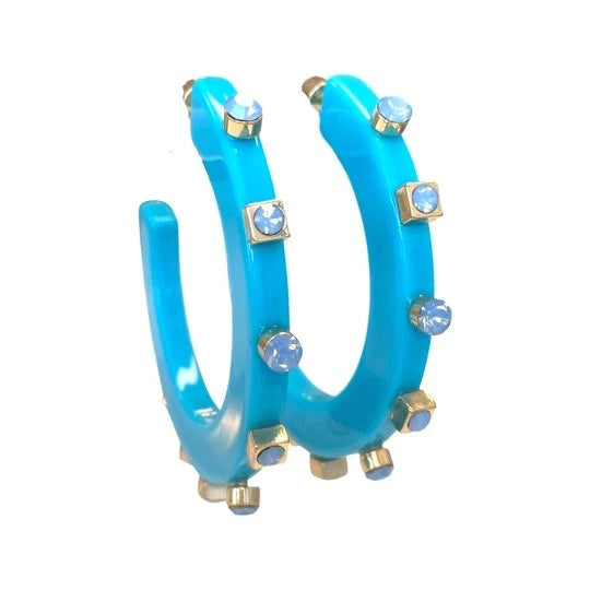 smith and co city girl jewel hoops