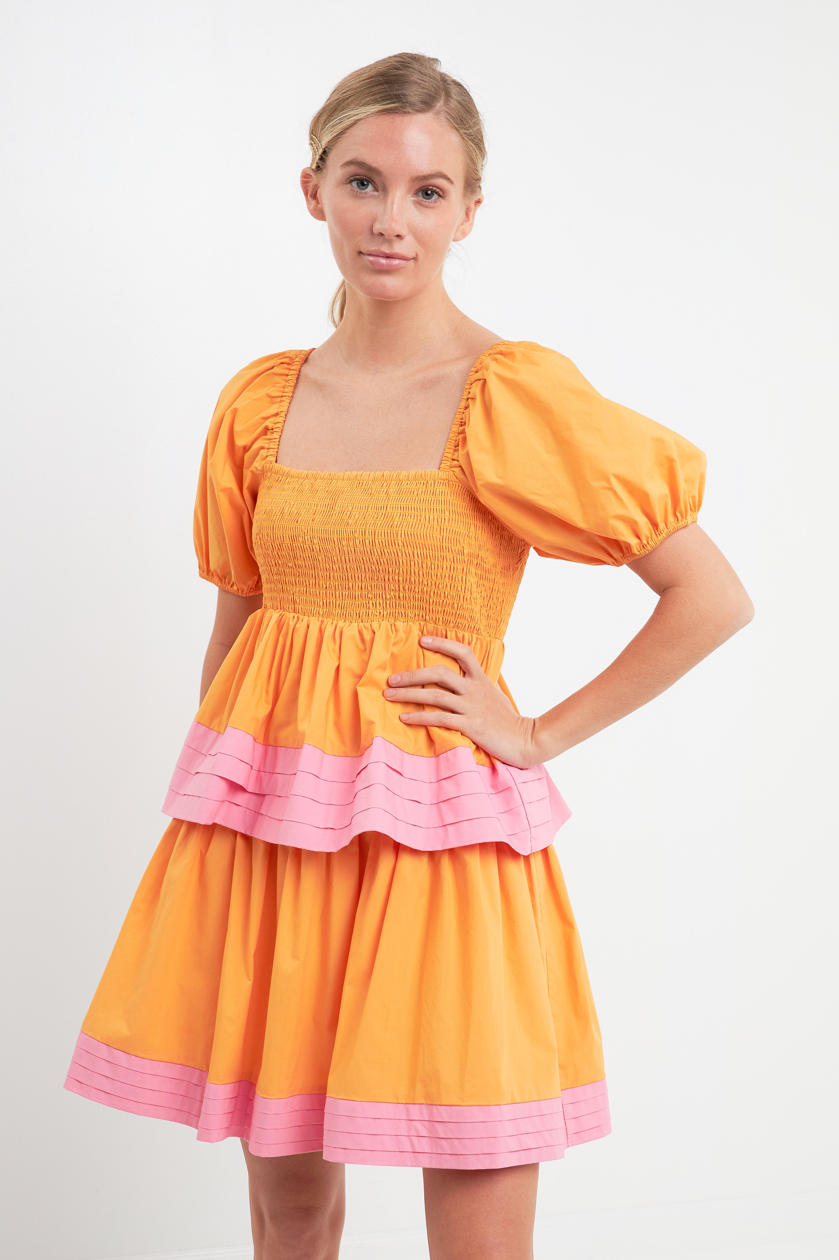 colorblock dress