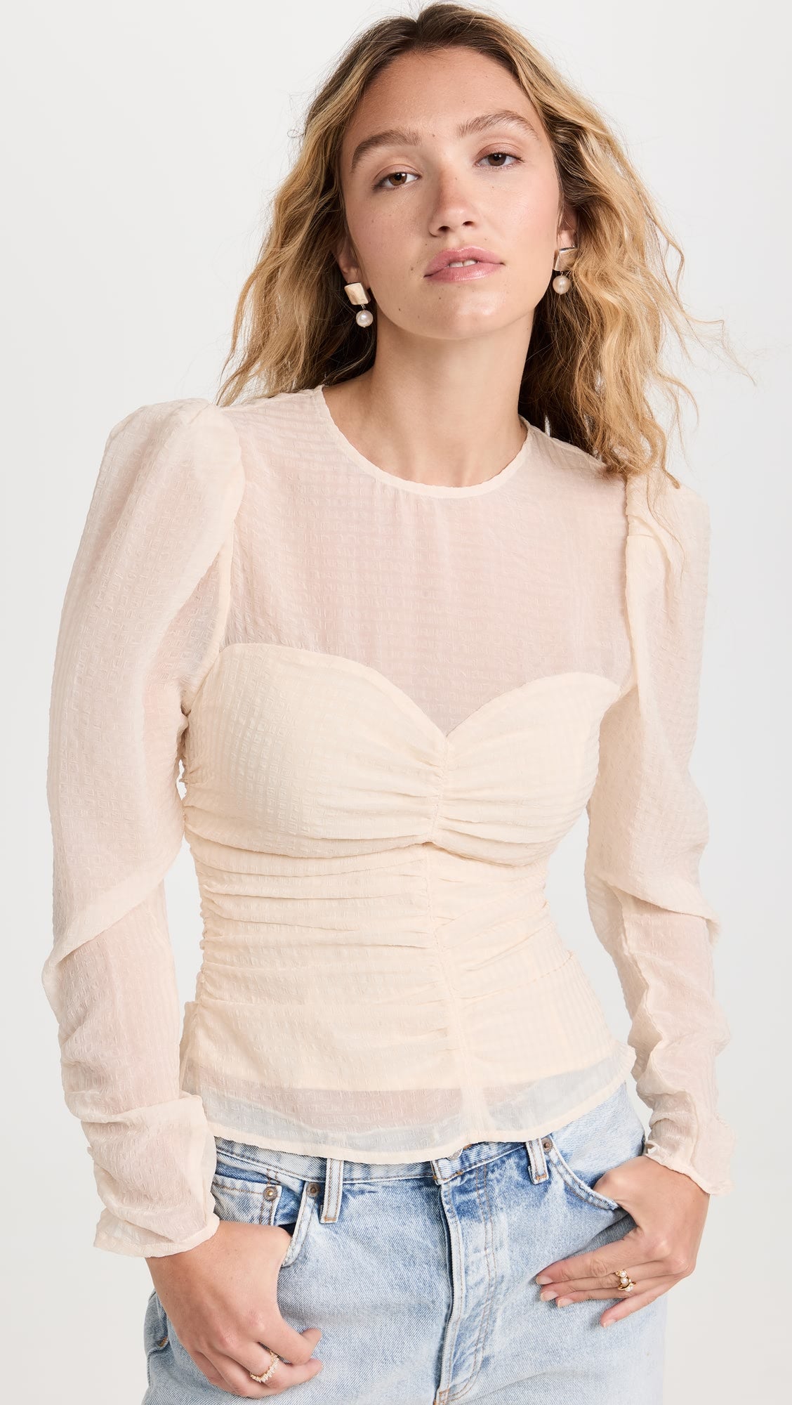 astr dalma top in ivory