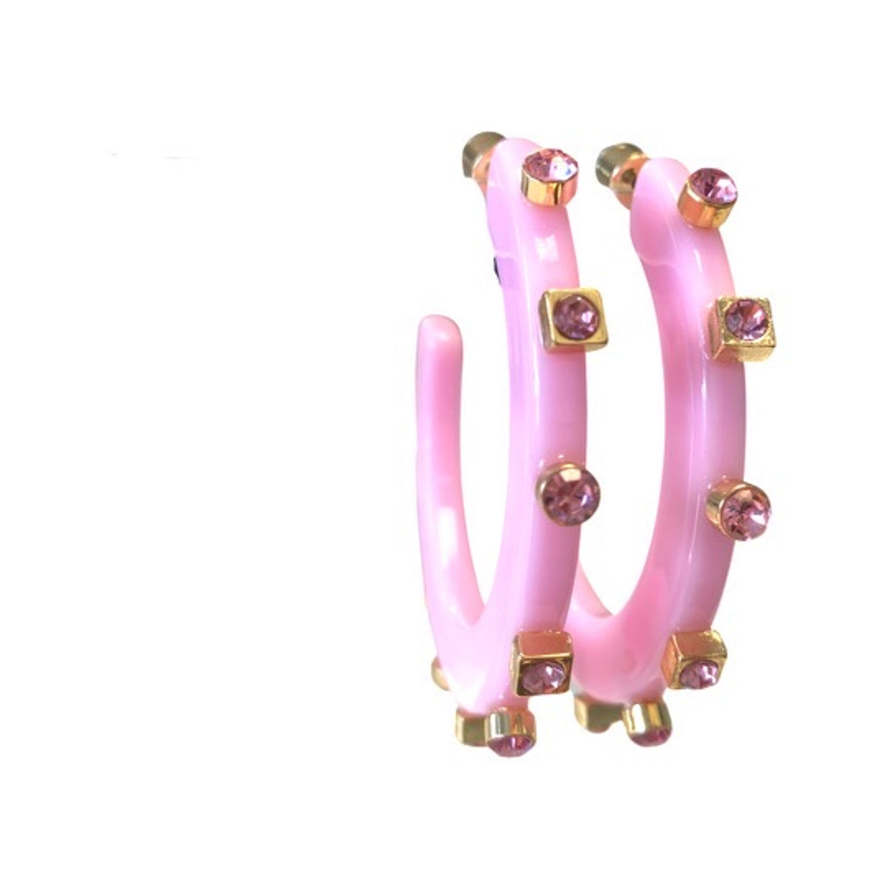 SMALL CITY GIRL JEWEL HOOPS