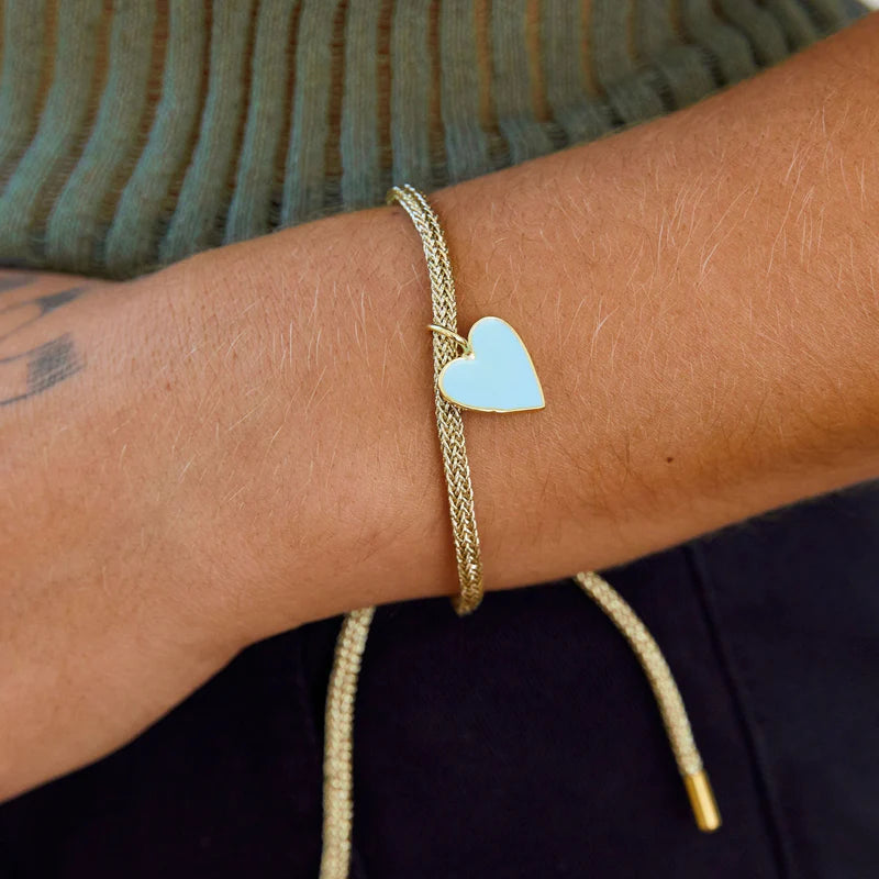 LUREX BRACELET WITH HEART