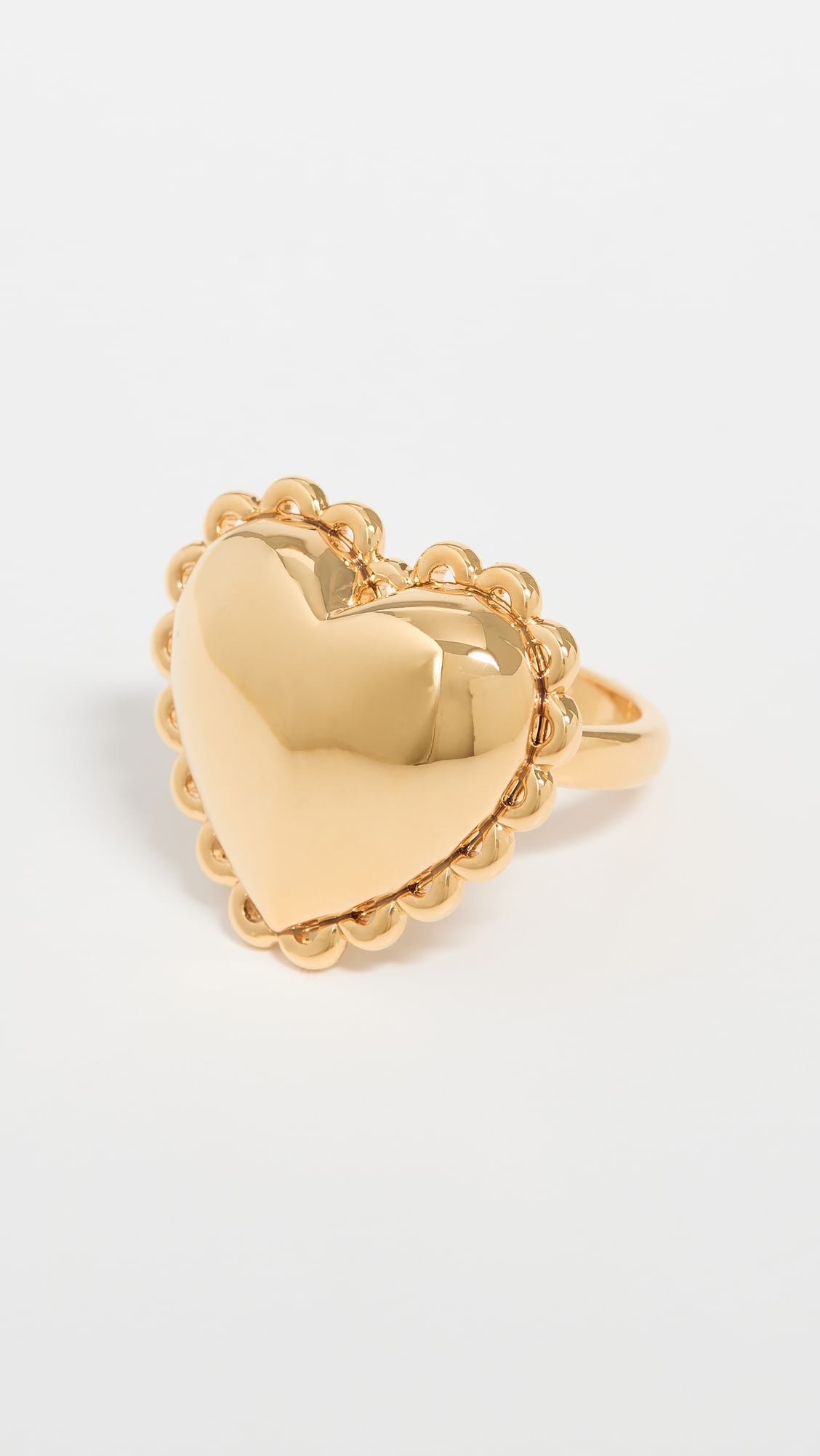LACE HEART COCKTAIL RING
