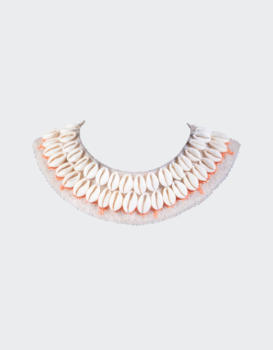 SEASHELL BEADED NECKLACE