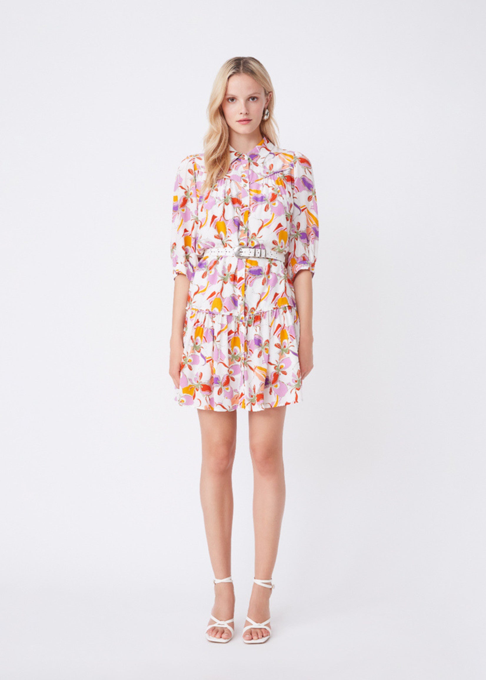 suncoo colombe dress in mauve