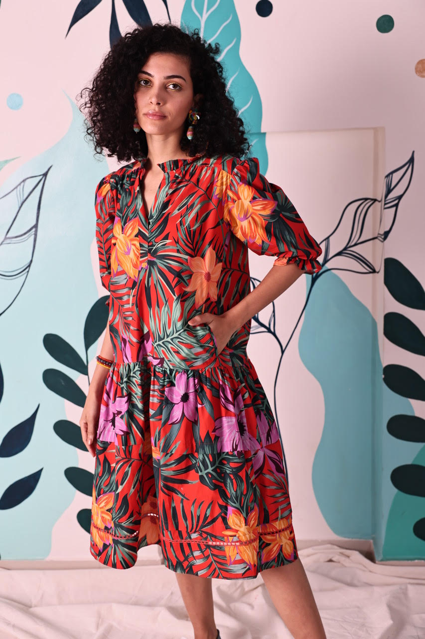 womens tropical dress